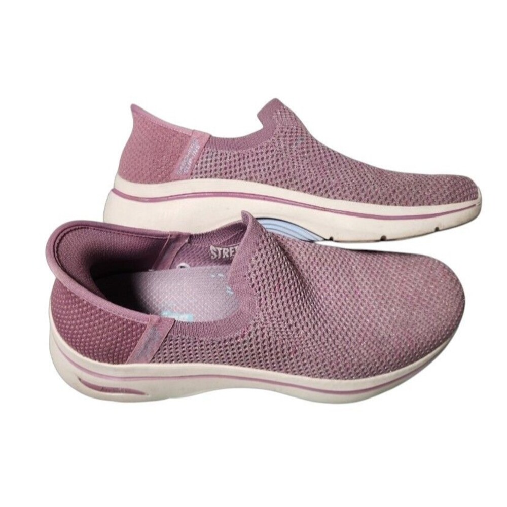 Skechers Hands Free Slip-ins GO WALK Arch Fit 2.0 Mauve Size 9